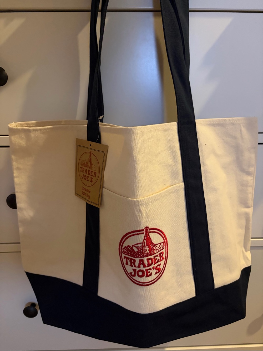Trader Joe's Classic Large Canvas Tote Bag